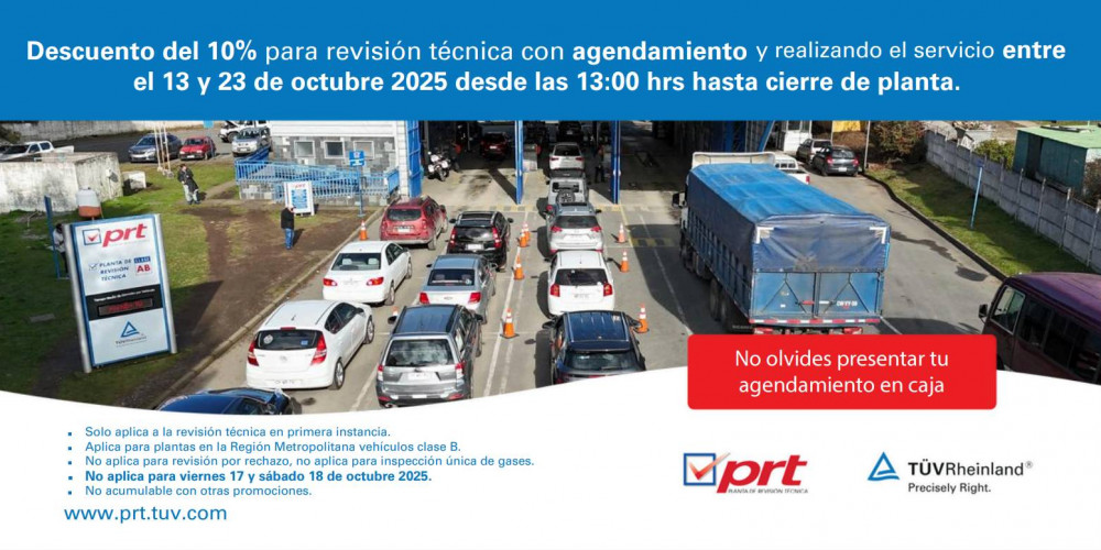 Descuento PRT octubre 2025